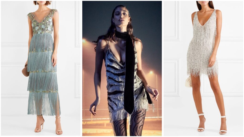 Платья с бахромой