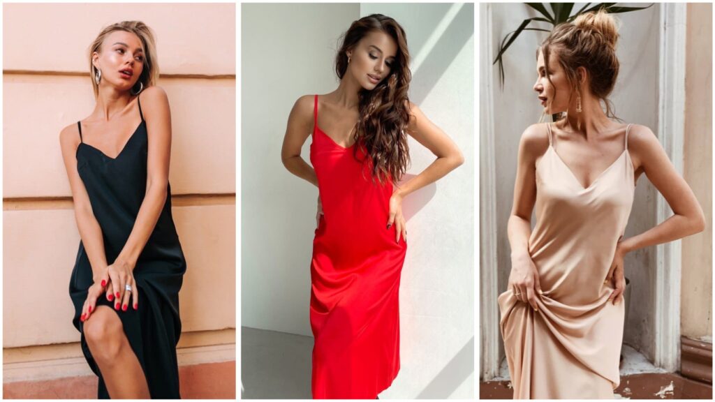 Платье комбинация