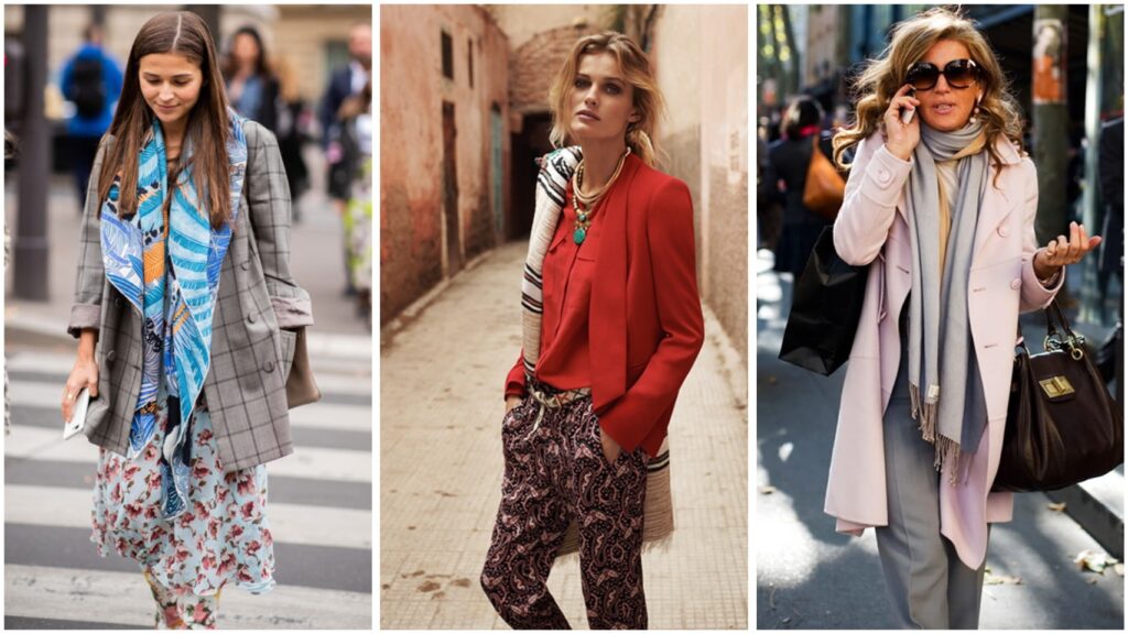 шарфи в итальянском образе