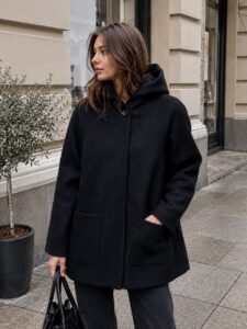 Полупальто с капюшоном Fabiana Filippi