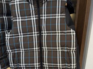 Жилет утепленный Burberry в клетку