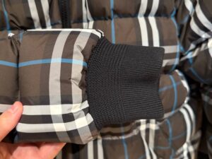 Пуховик Burberry в клетку BURBERRY