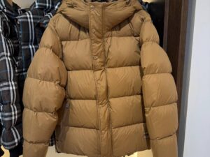 Пуховик Burberry с капюшоном BURBERRY