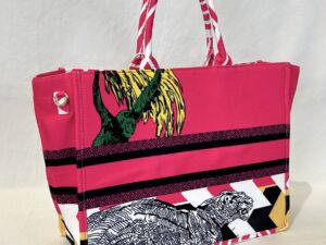 Сумка женская кожаная розовая LEATHER