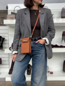 Мини-сумка женская кожаная LEATHER COUNTRY