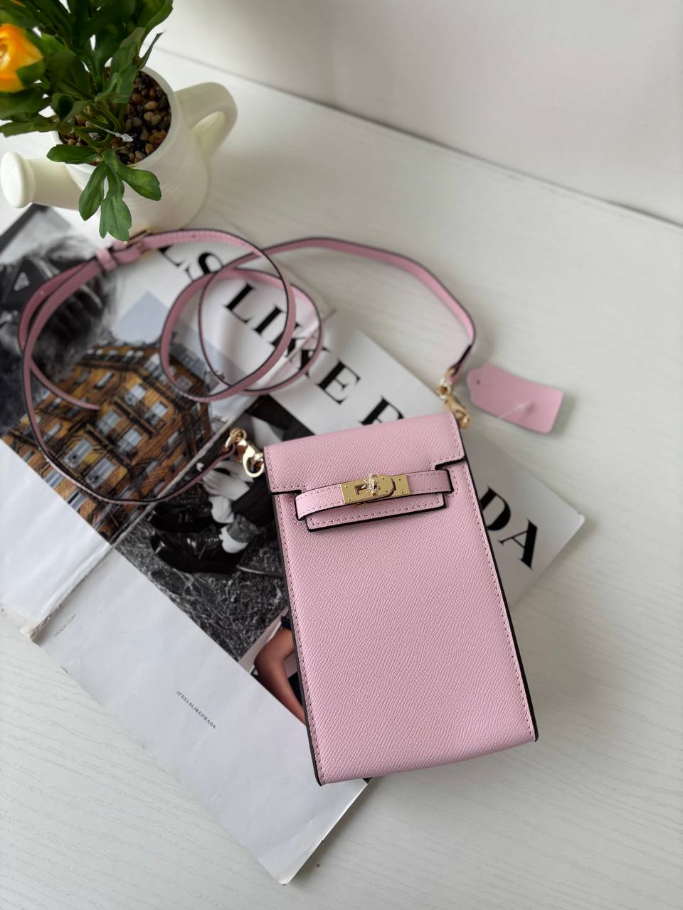 Кожаная сумка для телефона LEATHER