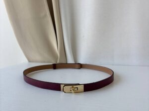 Тонкий кожаный ремень LEATHER COUNTRY