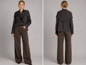 Блуза в клетку Annarita MaxMara