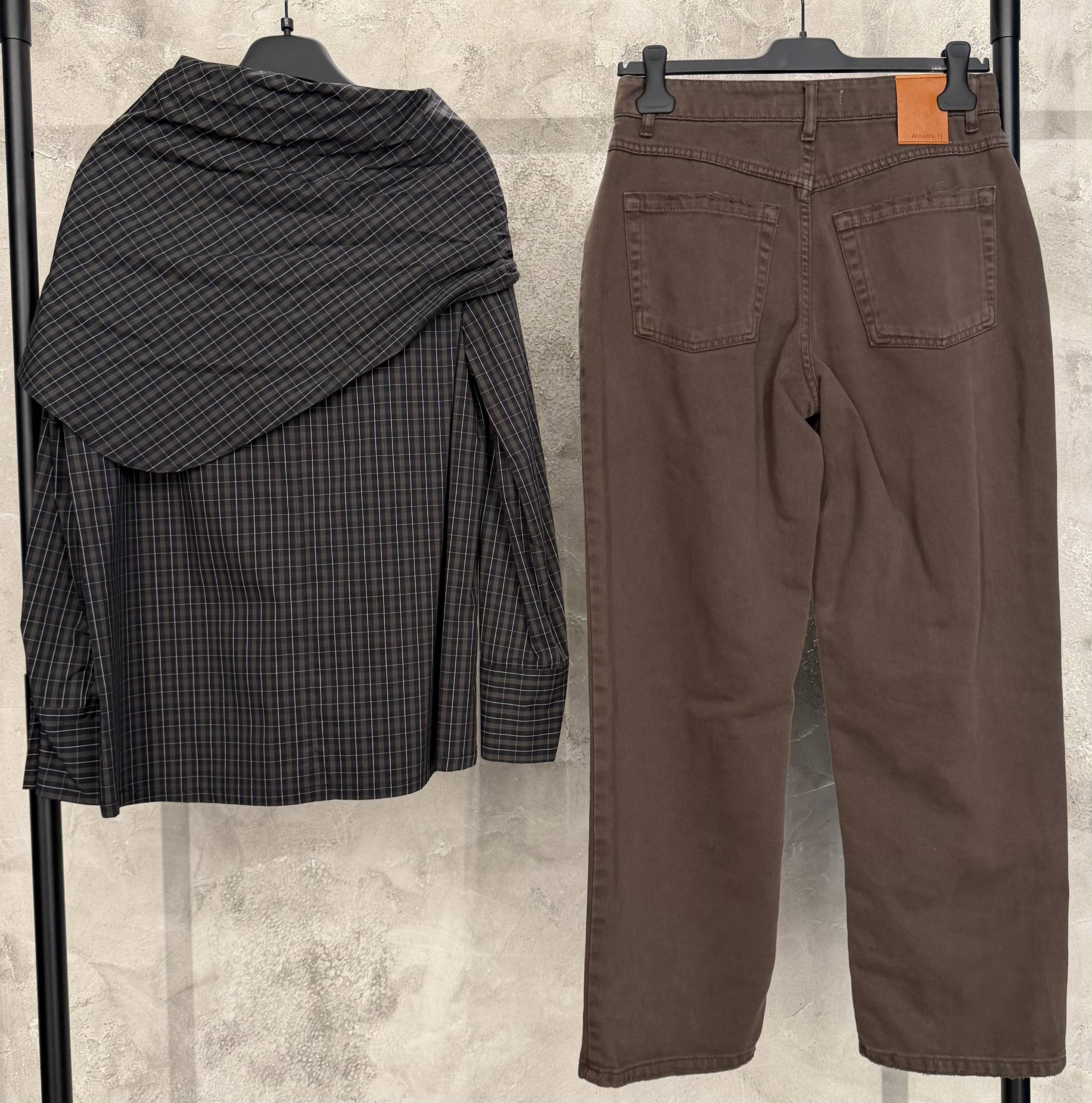 Блуза в клетку Annarita MaxMara