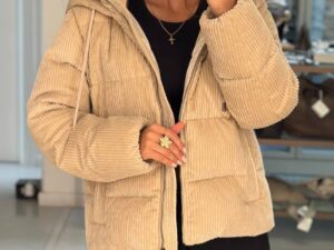 Вельветовый пуховик Peserico MaxMara