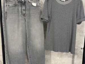 Джинсы серые Peserico MaxMara
