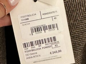 Двубортный пиджак Anna Rita MaxMara