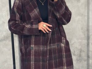 Пальто в клетку Anna MaxMara