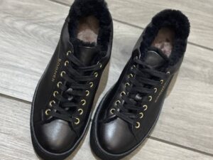 Утепленные кожаные кеды Bogner MaxMara