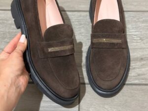 Замшевые лоферы Fabiana Filippi MaxMara