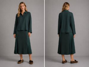Блуза с отложным воротником MaxMara