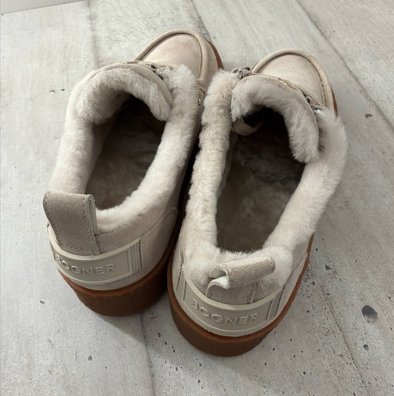 Мокасины с мехом Bogner MaxMara