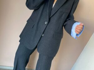 Жакет оверсайз в полоску MaxMara