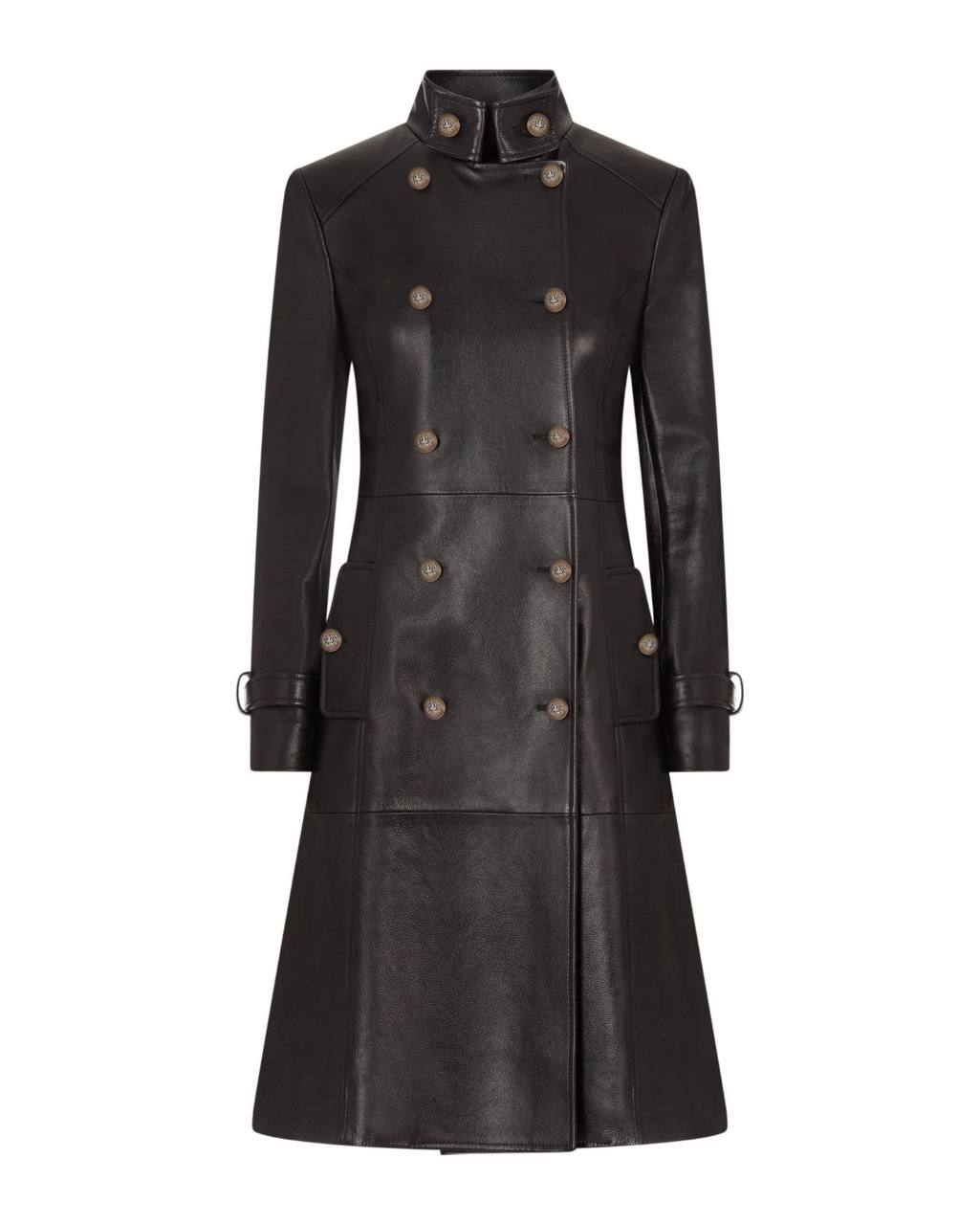 Кожаное пальто Dolce Gabbana Dolce