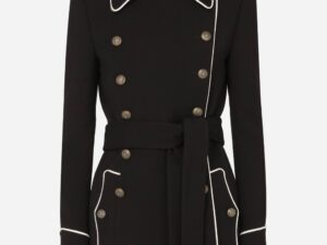 Шерстяное полупальто Dolce Gabbana Dolce