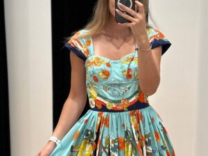 Платье хлопковое Dolce Gabbana Dolce