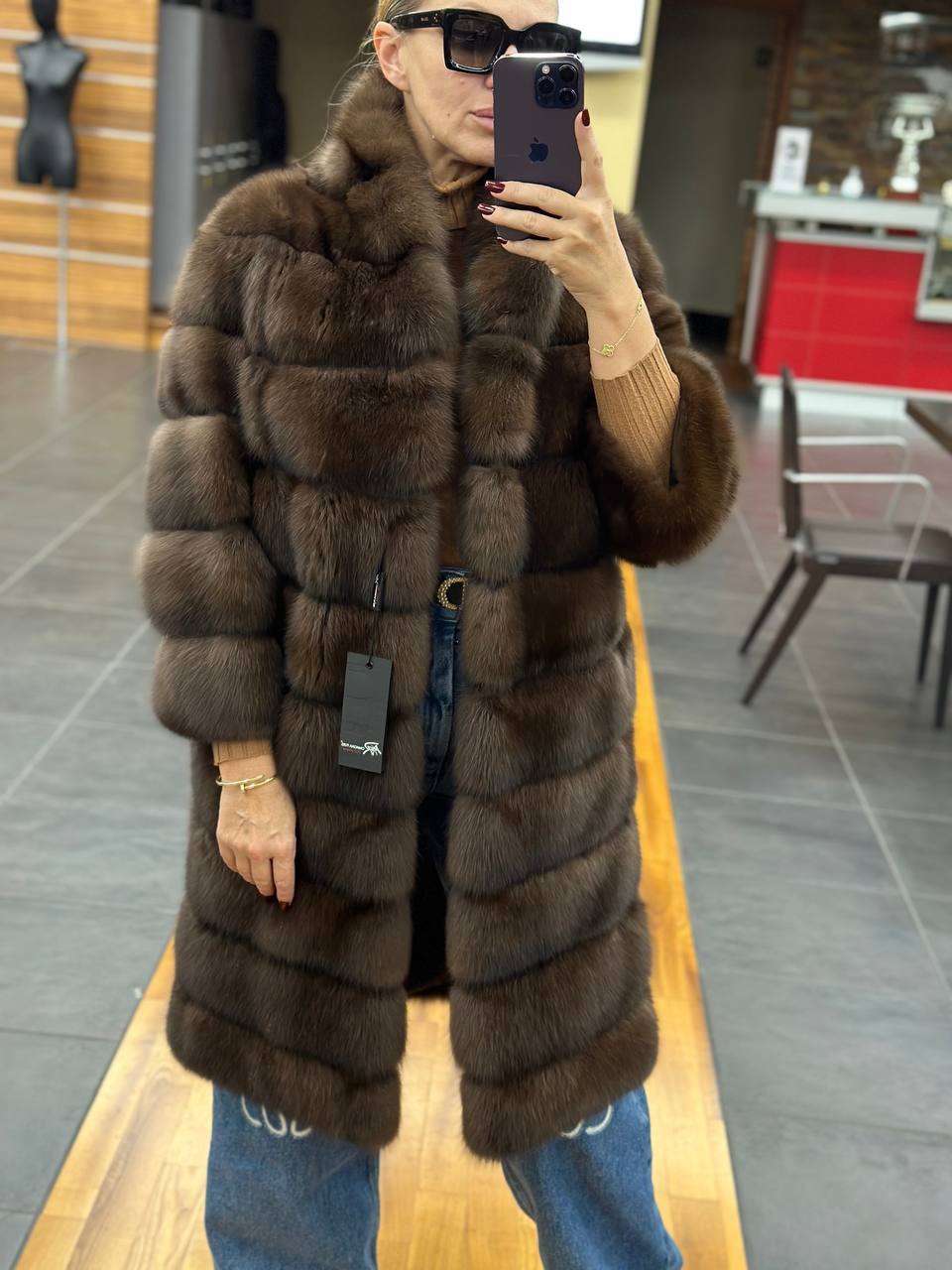 Шуба из соболя Romagna Furs