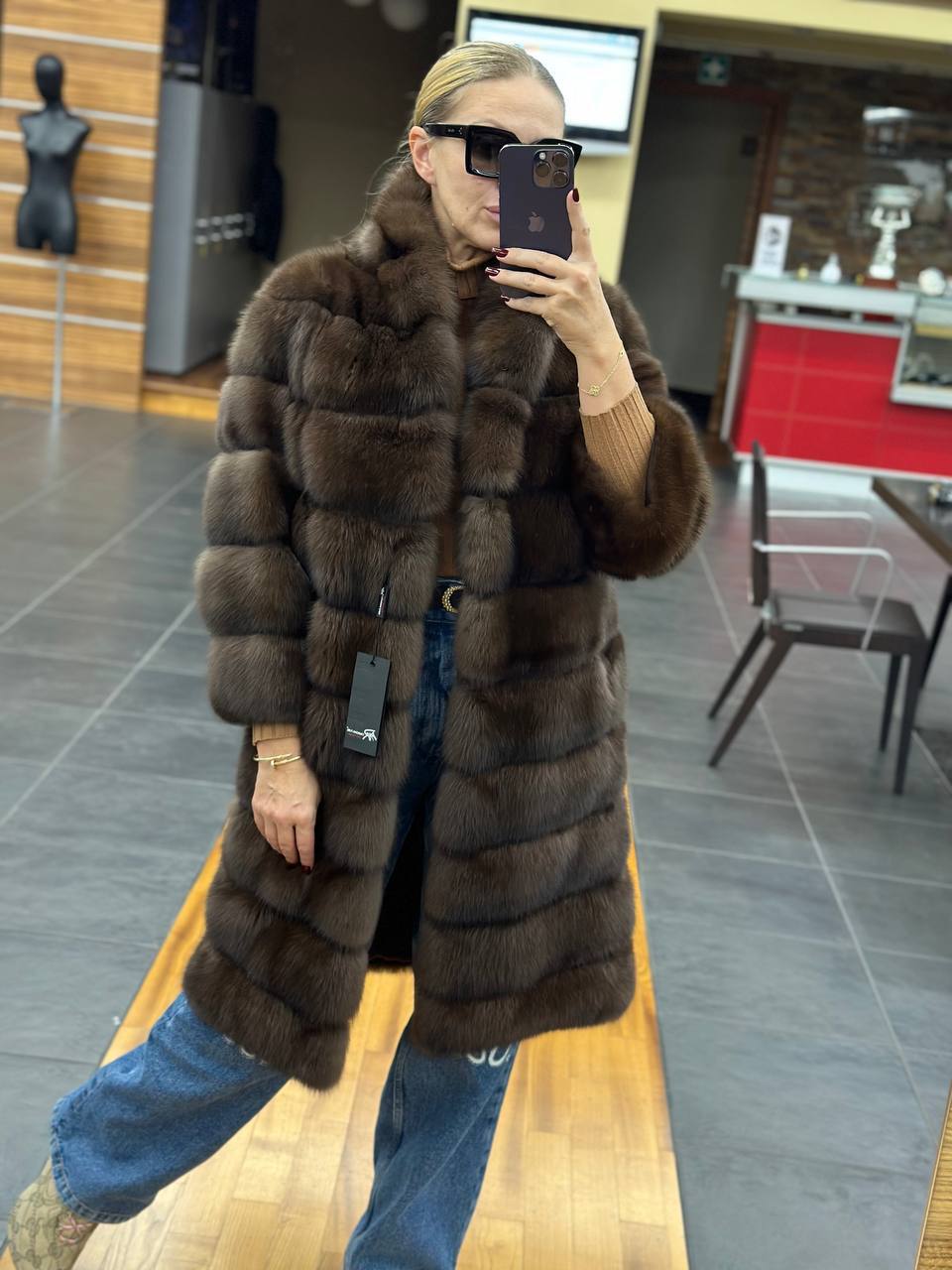 Шуба из соболя Romagna Furs