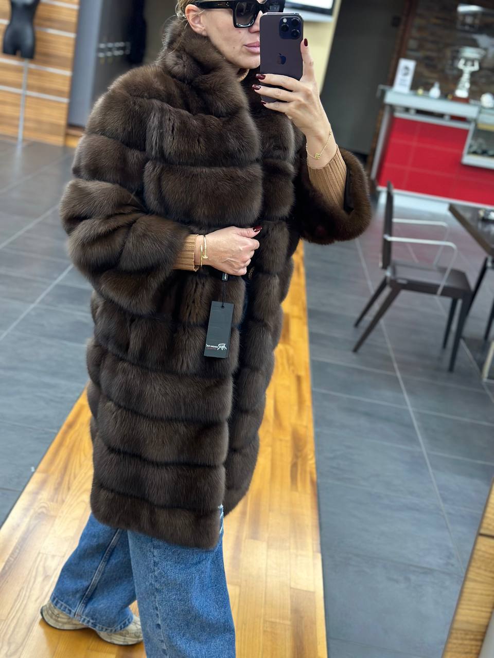 Шуба из соболя Romagna Furs