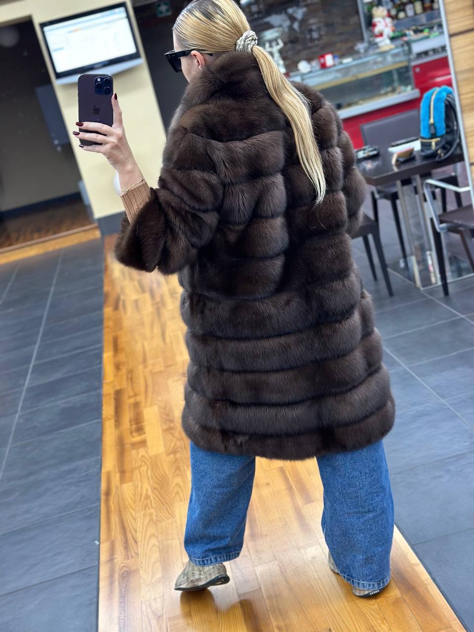 Шуба из соболя Romagna Furs