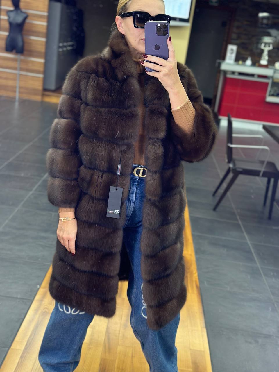 Шуба из соболя Romagna Furs