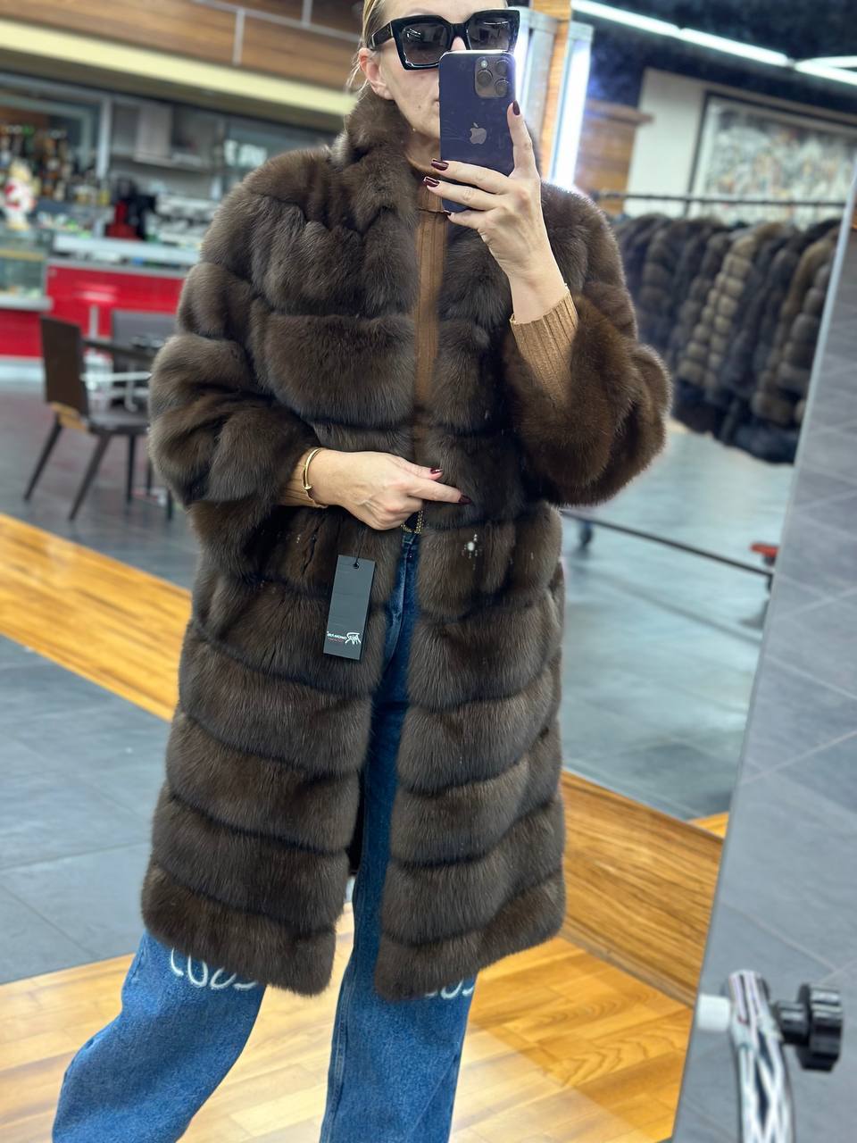 Шуба из соболя Romagna Furs