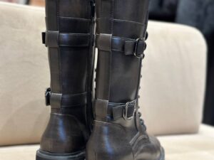 Высокие кожаные ботинки Twinset TWINSET