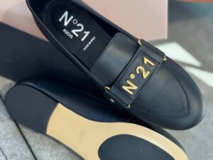 Лоферы кожаные N21 Kids Montelpare