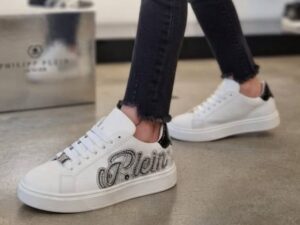Кеды кожаные Philipp Plein Montelpare