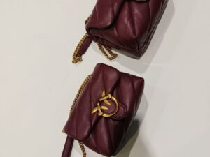 Сумка кожаная Pinko Love Birds