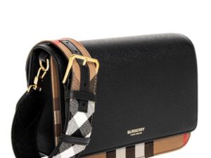 Сумка кожаная Burberry BURBERRY OUTLET