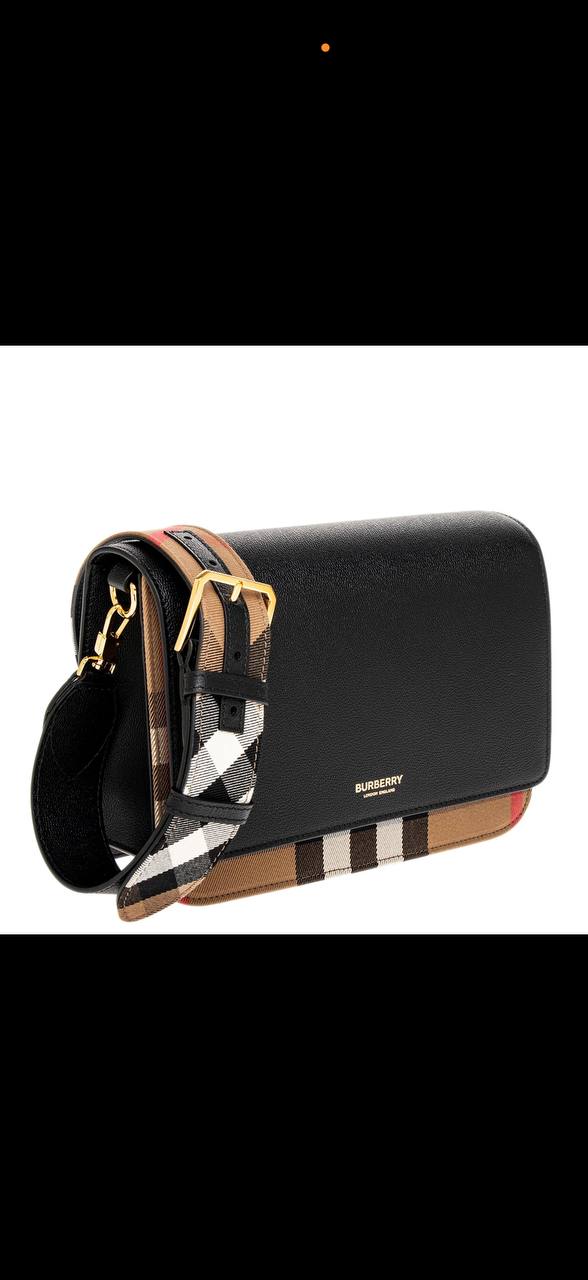 Сумка кожаная Burberry BURBERRY OUTLET