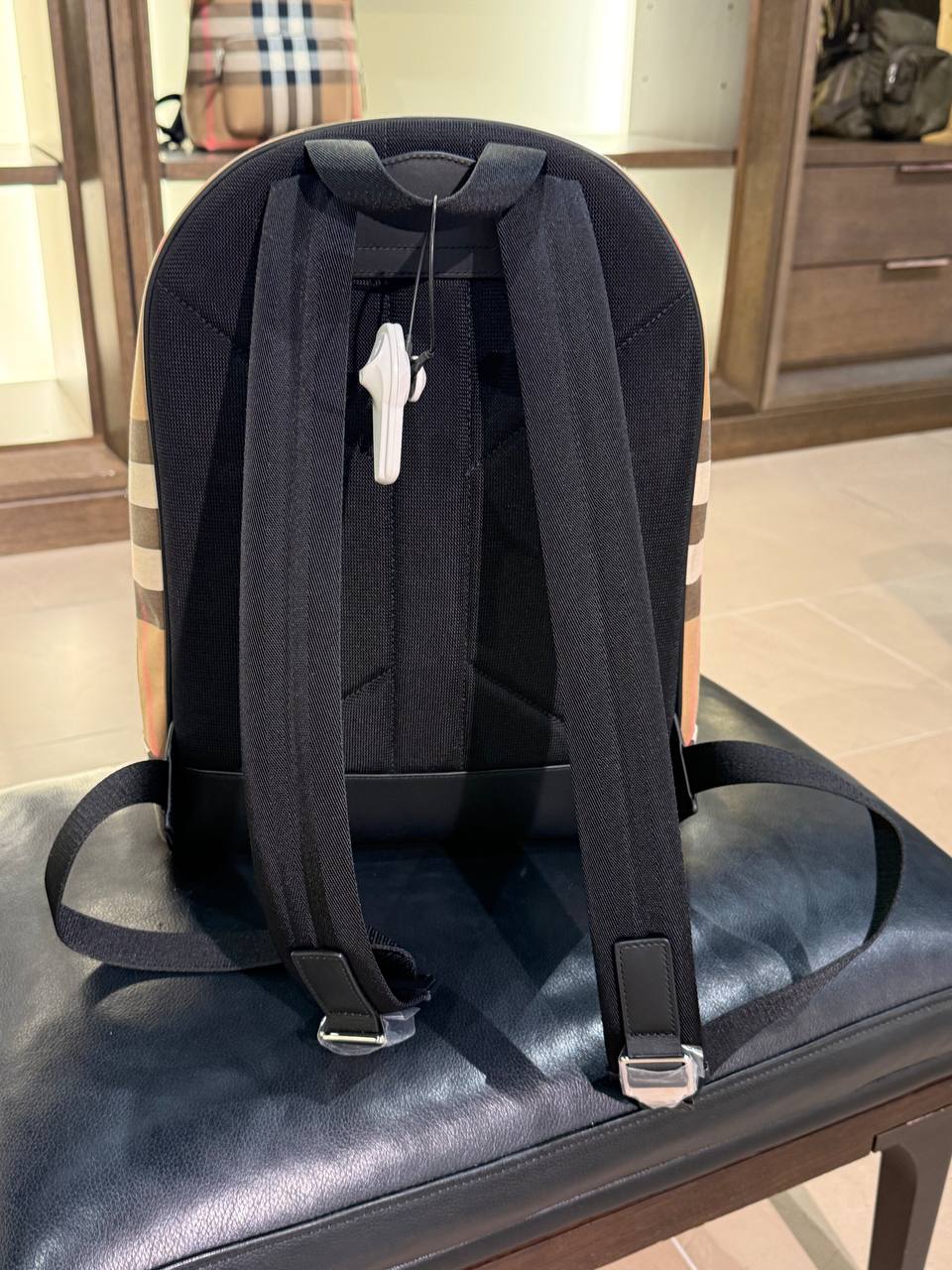 Рюкзак Burberry Check BURBERRY OUTLET