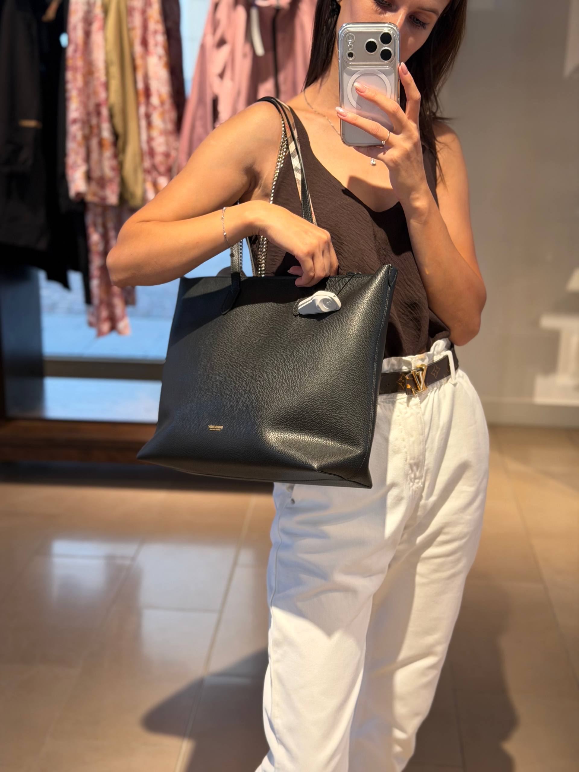 Сумка-тоут Burberry Medium BURBERRY OUTLET