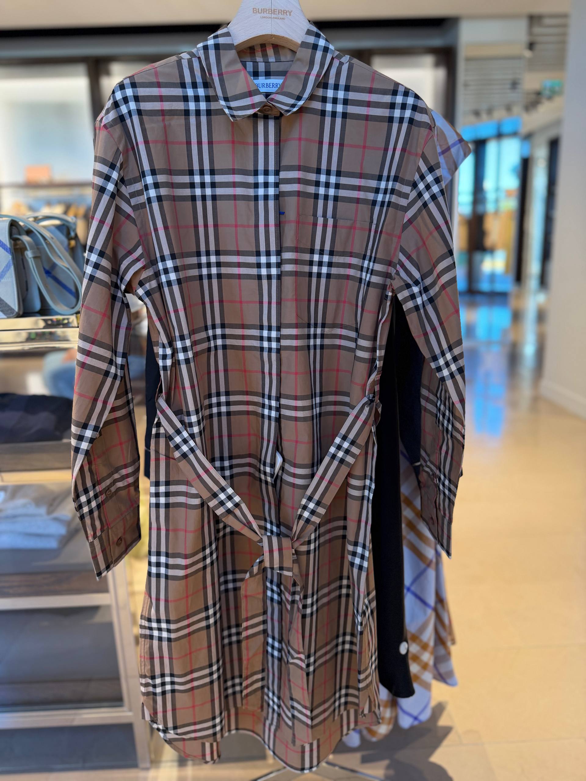 Платье-рубашка Burberry Ivonne BURBERRY OUTLET