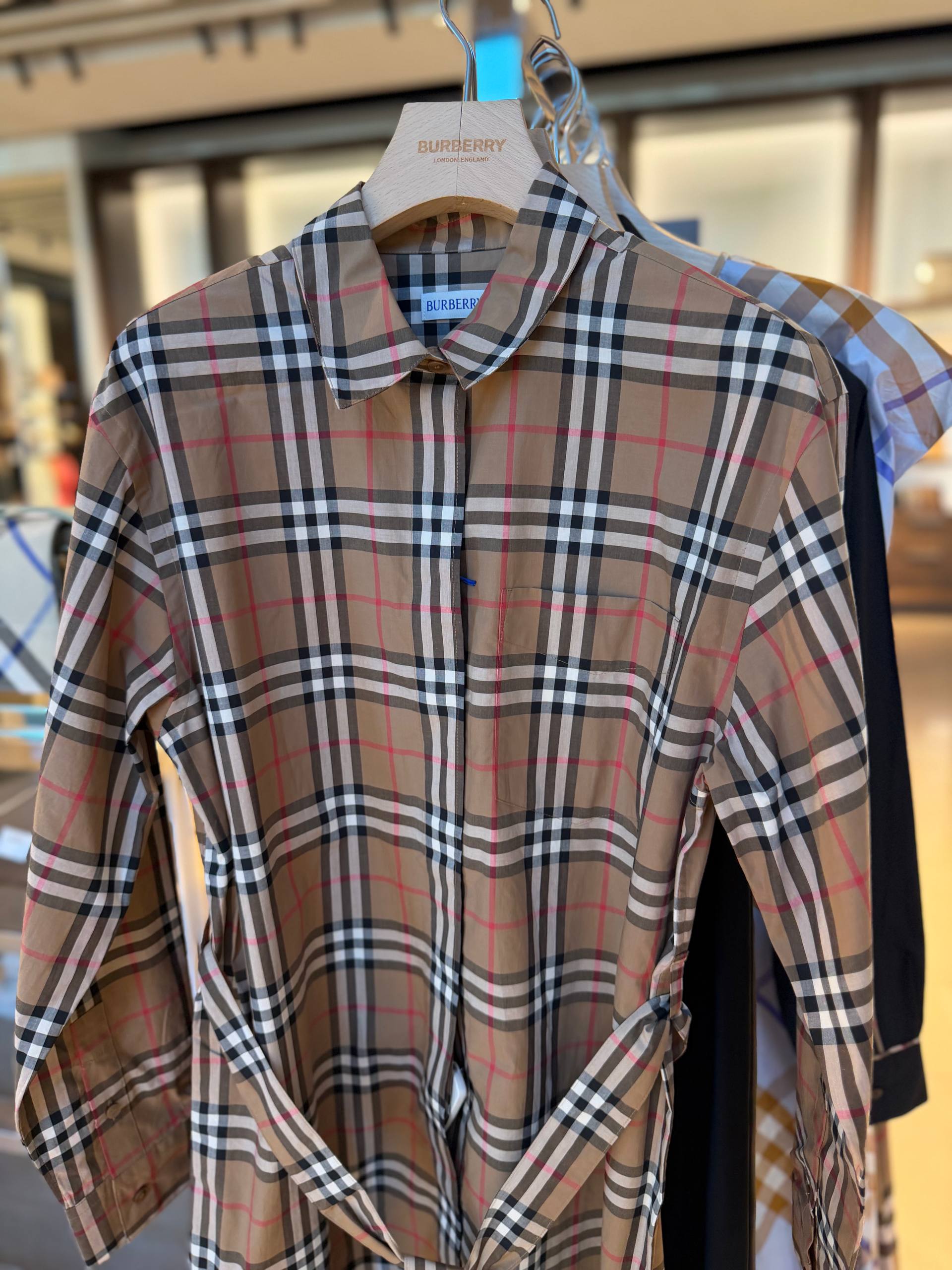 Платье-рубашка Burberry Ivonne BURBERRY OUTLET