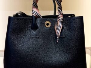 Кожаная сумка-тоут Burberry BURBERRY OUTLET