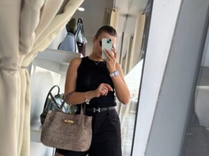 Женская замшевая сумка LEATHER COUNTRY