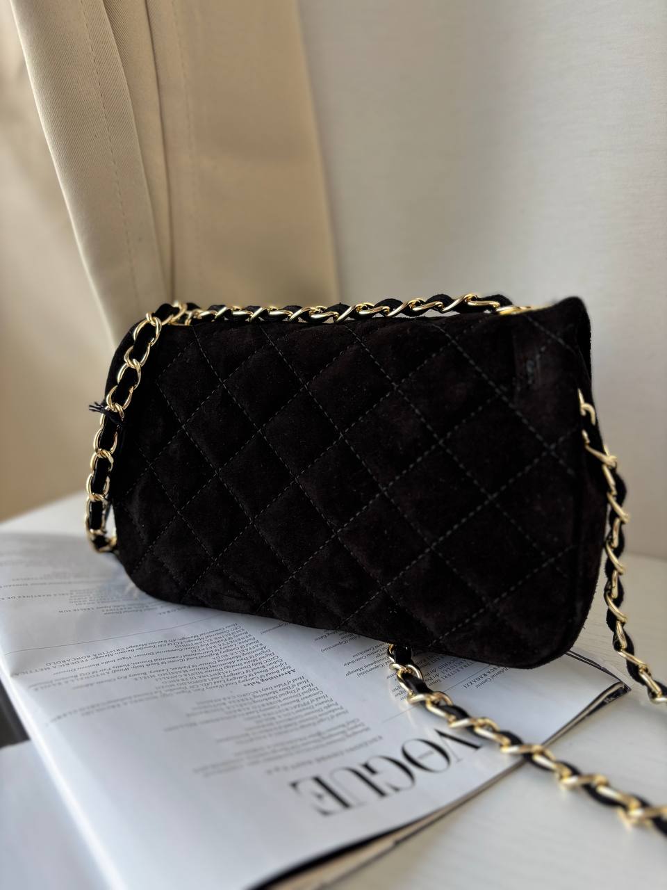 Сумка женская замшевая кросс-боди LEATHER
