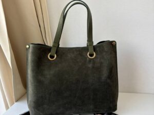 Сумка-тоут из натуральной замши LEATHER