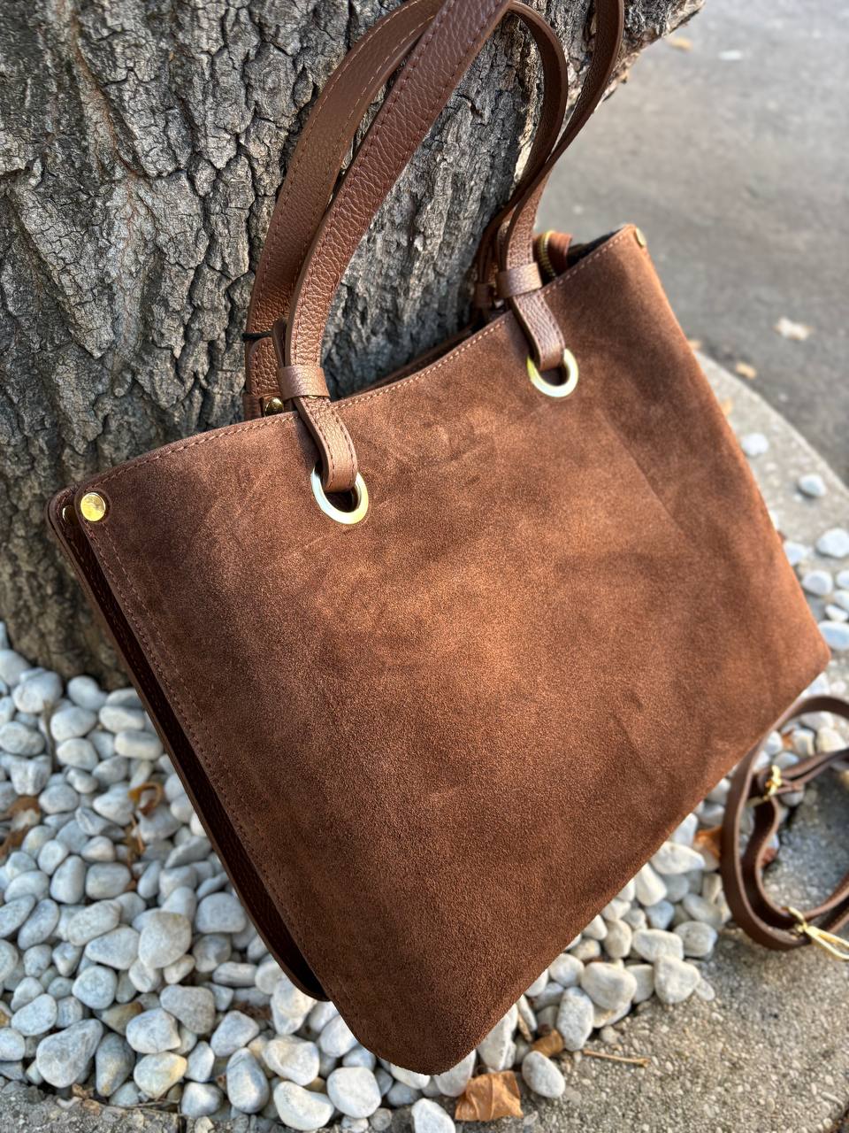 Сумка замшевая Vera Pelle LEATHER