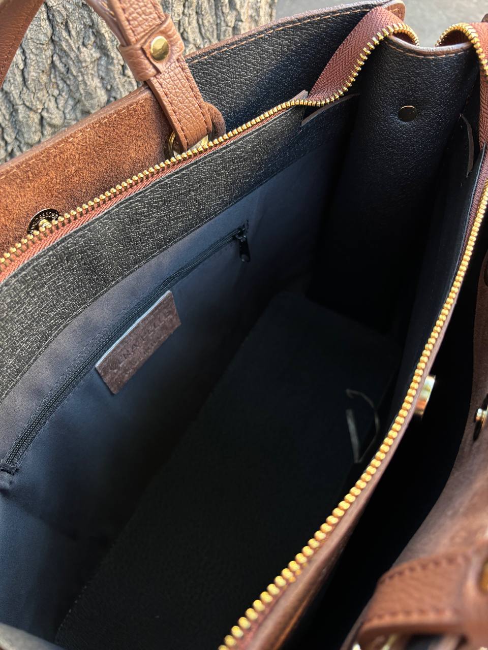 Сумка замшевая Vera Pelle LEATHER