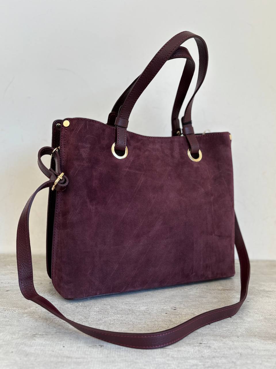 Сумка замшевая Vera Pelle LEATHER