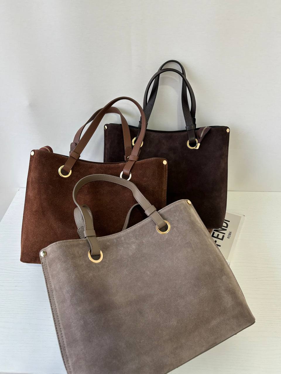 Сумка замшевая Vera Pelle LEATHER