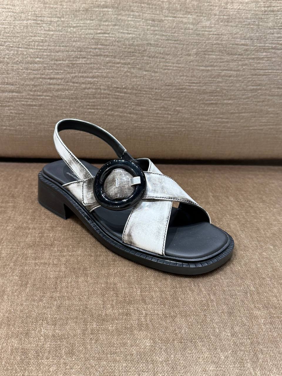 Босоножки Prada Spazzolato Fumé Prada